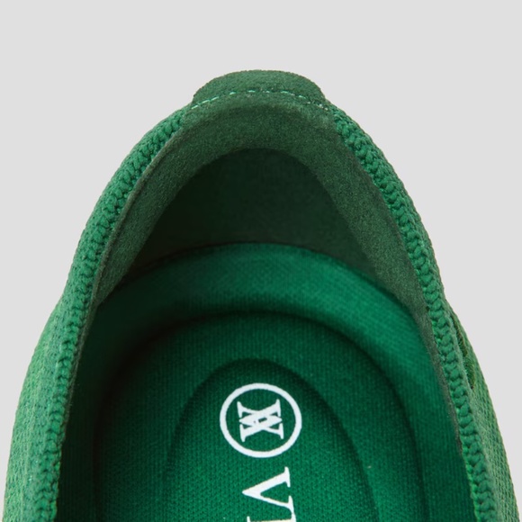 VIVAIA Forest Green Pointed-Toe Embordered Buckle Casual Flats Shoes Ena 2.0 - Picture 5 of 16